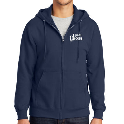 DSL - Essential Fleece Full Zip Hooded Sweatshirt Thumbnail