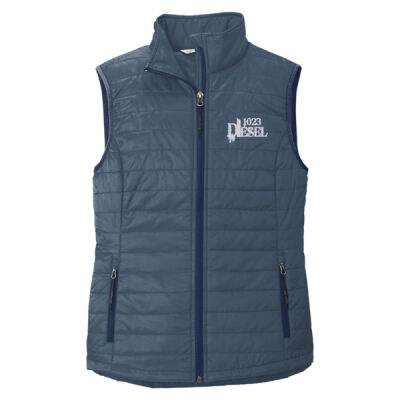 DSL - Women's Packable Puffy Vest Thumbnail